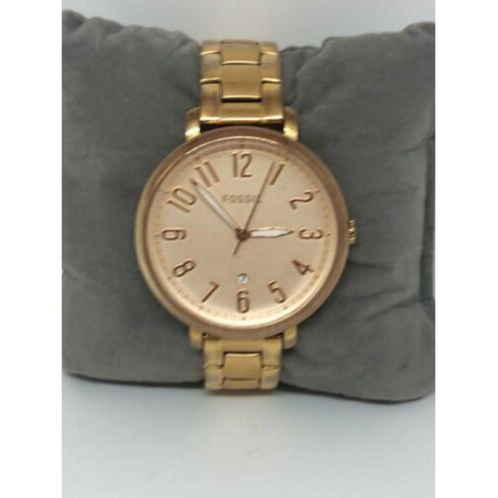 Fossil ES3970 Jacqueline Women Rose Gold Stainless Steel Analog Dial Watch Bb916